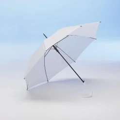 Decoración Temática|Decoración De Otoño>DecoWoerner Paraguas Con Mecanismo Automático 100 Cm Ø, 84 Cm blanco