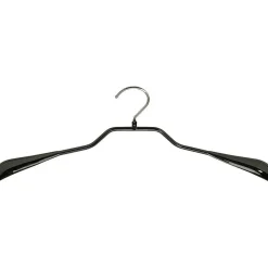 Perchas>DecoWoerner Percha Antideslizante, Extra Ancho 40 Cm, , 1 Caja A´50 Piezas negro