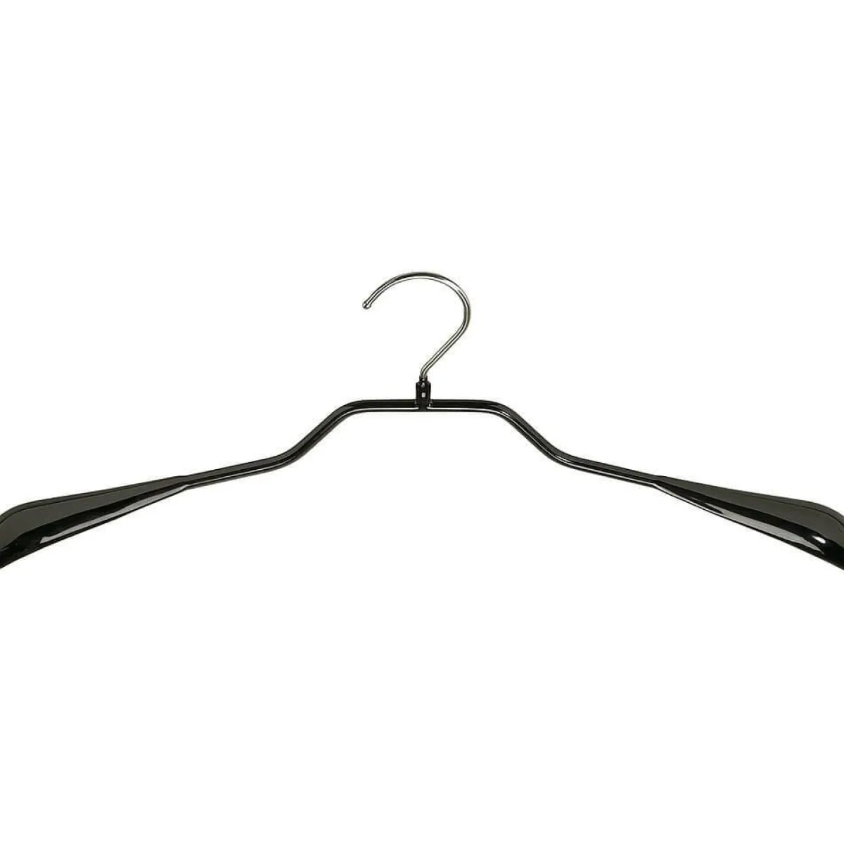 Perchas>DecoWoerner Percha Antideslizante, Extra Ancho 40 Cm, , 1 Caja A´50 Piezas negro