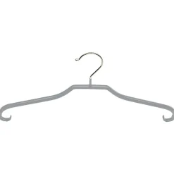 Perchas>DecoWoerner Percha Antideslizante Topform/pinzas Para Faldas, plata