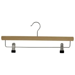Perchas>DecoWoerner Percha Con Pinzas De Madera 40 Cm, 1 Caja De 25 Piezas Madera natural