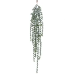 Decoración De Invierno|Plantas Colgantes>DecoWoerner Percha De Alerce Con Escarcha 122 Cm verde