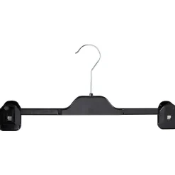 Perchas>DecoWoerner Percha De Plástico Con Pinzas 40 Cm, 1 Paquete De 10 Piezas negro