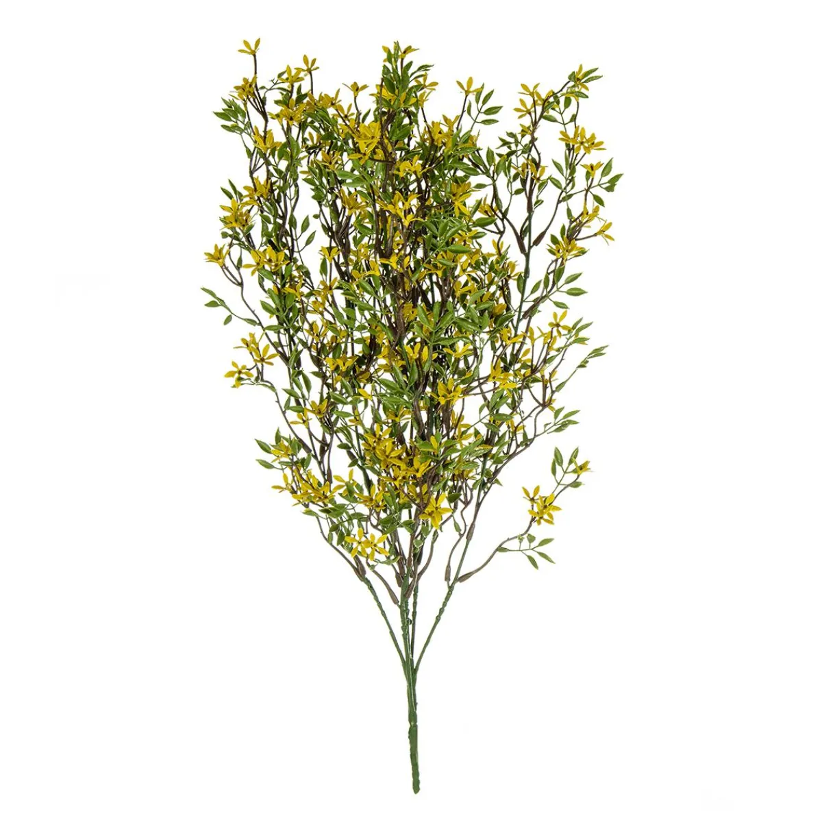 Plantas Colgantes|Plantas Artificiales Ignífugas>DecoWoerner Percha Flor Artificial Amarilla Ignífuga 30 Cm amarillo