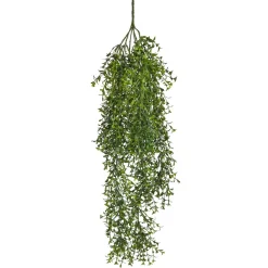 Plantas Verdes|Plantas Colgantes>DecoWoerner Percha Helecho Ignífuga 80 Cm B1 verde