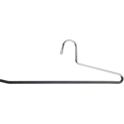 Perchas>DecoWoerner Percha Para Pantalones Antideslizante 35 Cm, , 1 Paquete A´10 Piezas negro