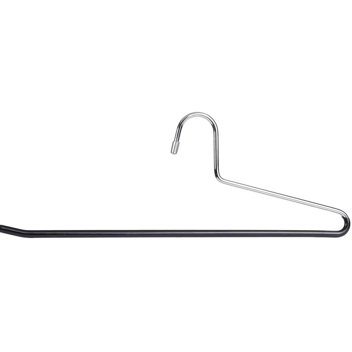 Perchas>DecoWoerner Percha Para Pantalones Antideslizante 35 Cm, , 1 Paquete A´10 Piezas negro