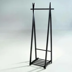 Percheros|Decoración Natural>DecoWoerner Perchero De Madera, , 153 X 60 Cm negro