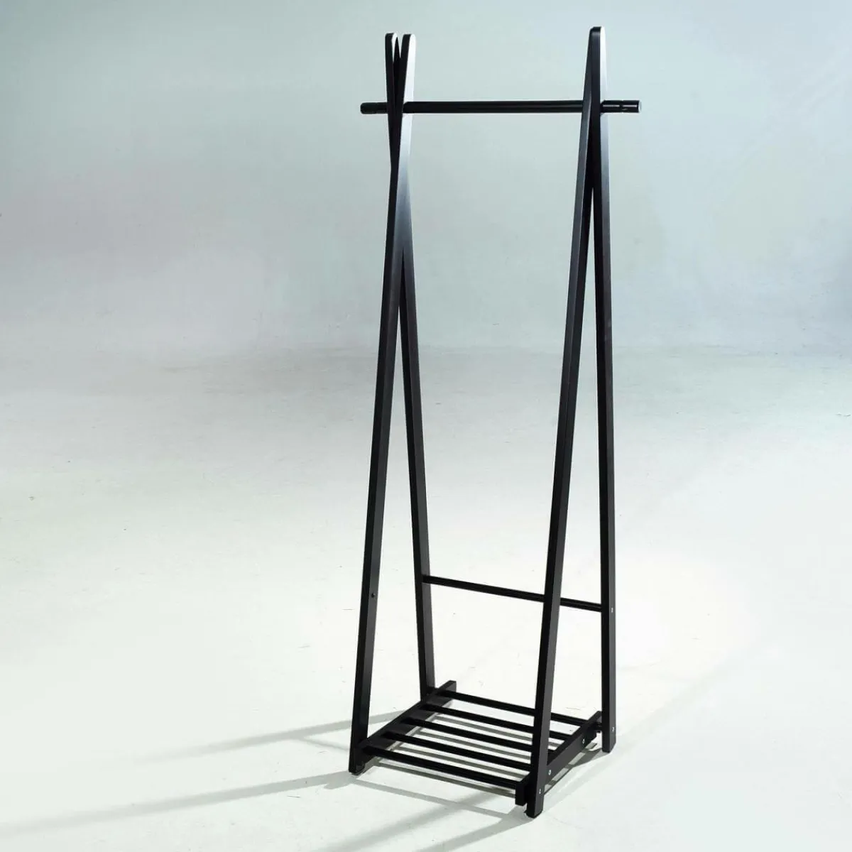 Percheros|Decoración Natural>DecoWoerner Perchero De Madera, , 153 X 60 Cm negro
