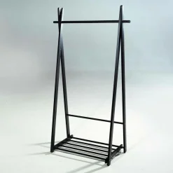 Percheros|Decoración Natural>DecoWoerner Perchero De Madera, , 153 X 85 Cm negro