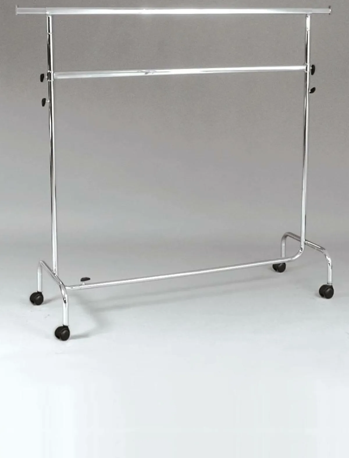 Percheros>DecoWoerner Perchero Rodante Altura Regulable 150 Cm plata
