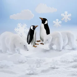 Decoración De Animales|Decoración De Invierno>DecoWoerner Pingüino XXL De Tamaño Natural negro