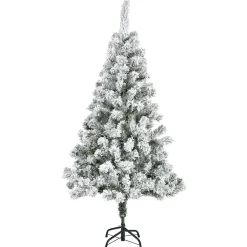 Decoración Natural|Decoración De Invierno>DecoWoerner Pino Artificial Flocado blanco