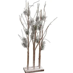 Árboles Artificiales|Figuras De Navidad>DecoWoerner Pino Con Ramas De Luz LED, LED Cálido, 90 Cm marrón