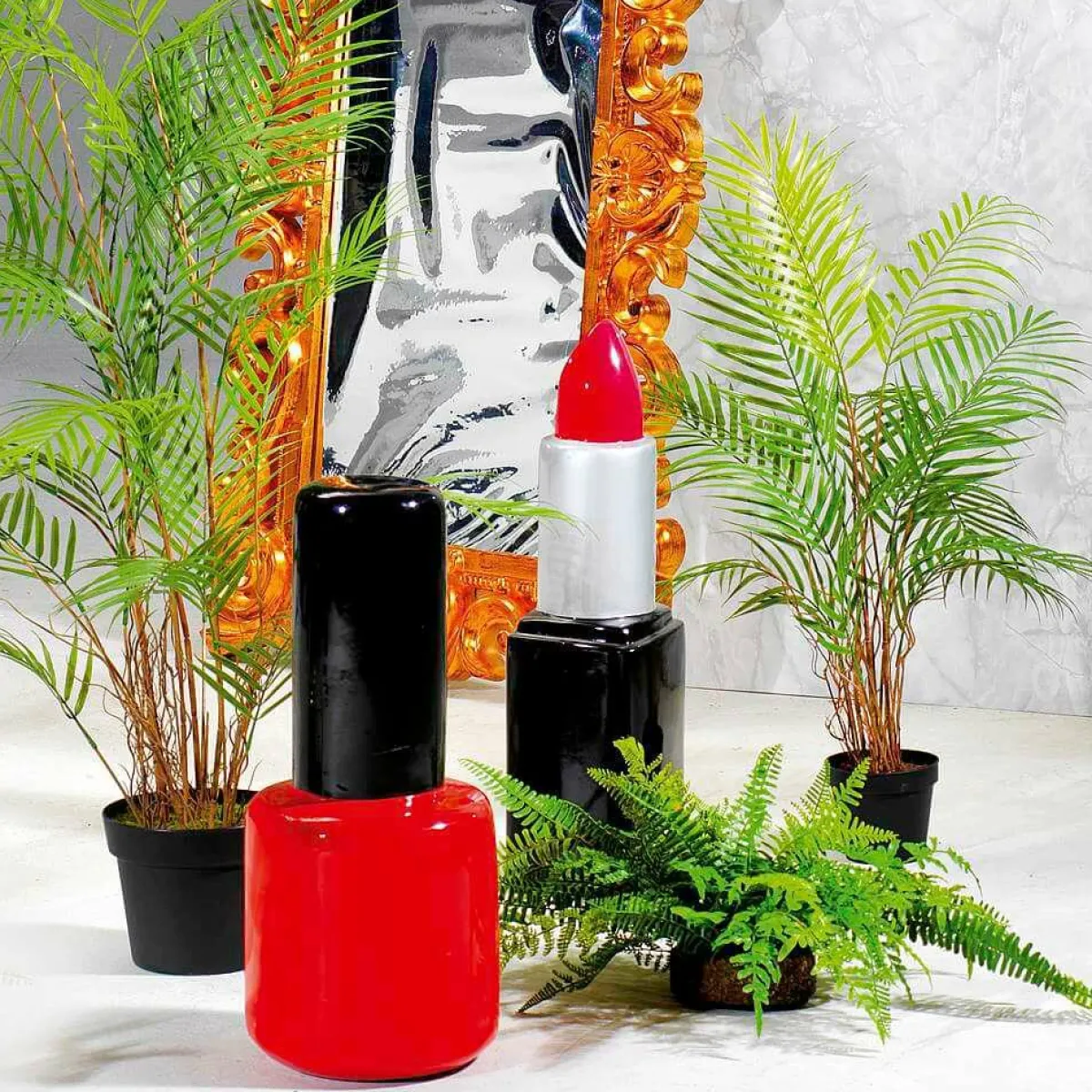 Decoración Temática>DecoWoerner Pintauñas Decorativo 50 Cm rojo