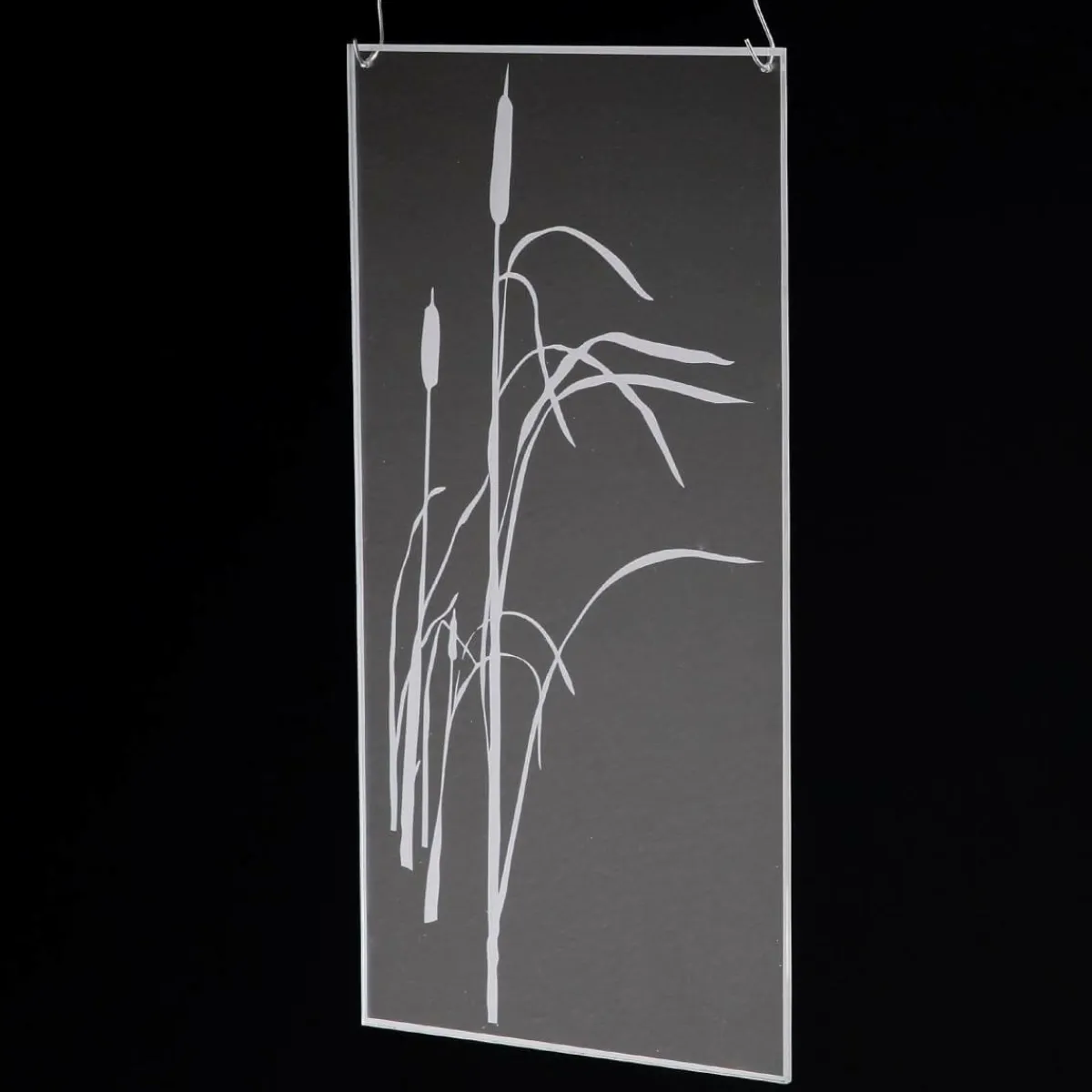 Decoración De Verano|Decoración De Primavera>DecoWoerner Pintura Acrílica "Bombilla De Caña" 25 X 40 Cm transparente