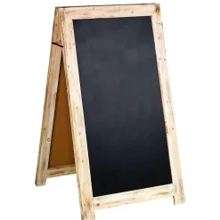 Carteles Y Señalización>DecoWoerner Pizarra De Madera, Altura 135 Cm, Vintage marrón