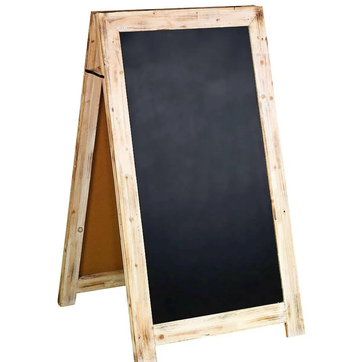 Carteles Y Señalización>DecoWoerner Pizarra De Madera, Altura 135 Cm, Vintage marrón