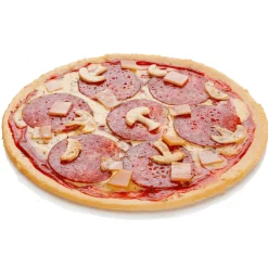 Platos Y Comida Rápida>DecoWoerner Pizza Speciale Con Salami, Jamón Y Champiñones Comida Fake 25 Cm Ø rojo