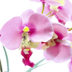 Plantas De Interior|Flores Artificiales>DecoWoerner Planta Artificial Orquídea En Maceta , 28 Cm rosa