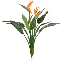 Plantas De Interior|Plantas Artificiales Ignífugas>DecoWoerner Planta Artificial Sterlizia Pick Con Flores 103 Cm naranja