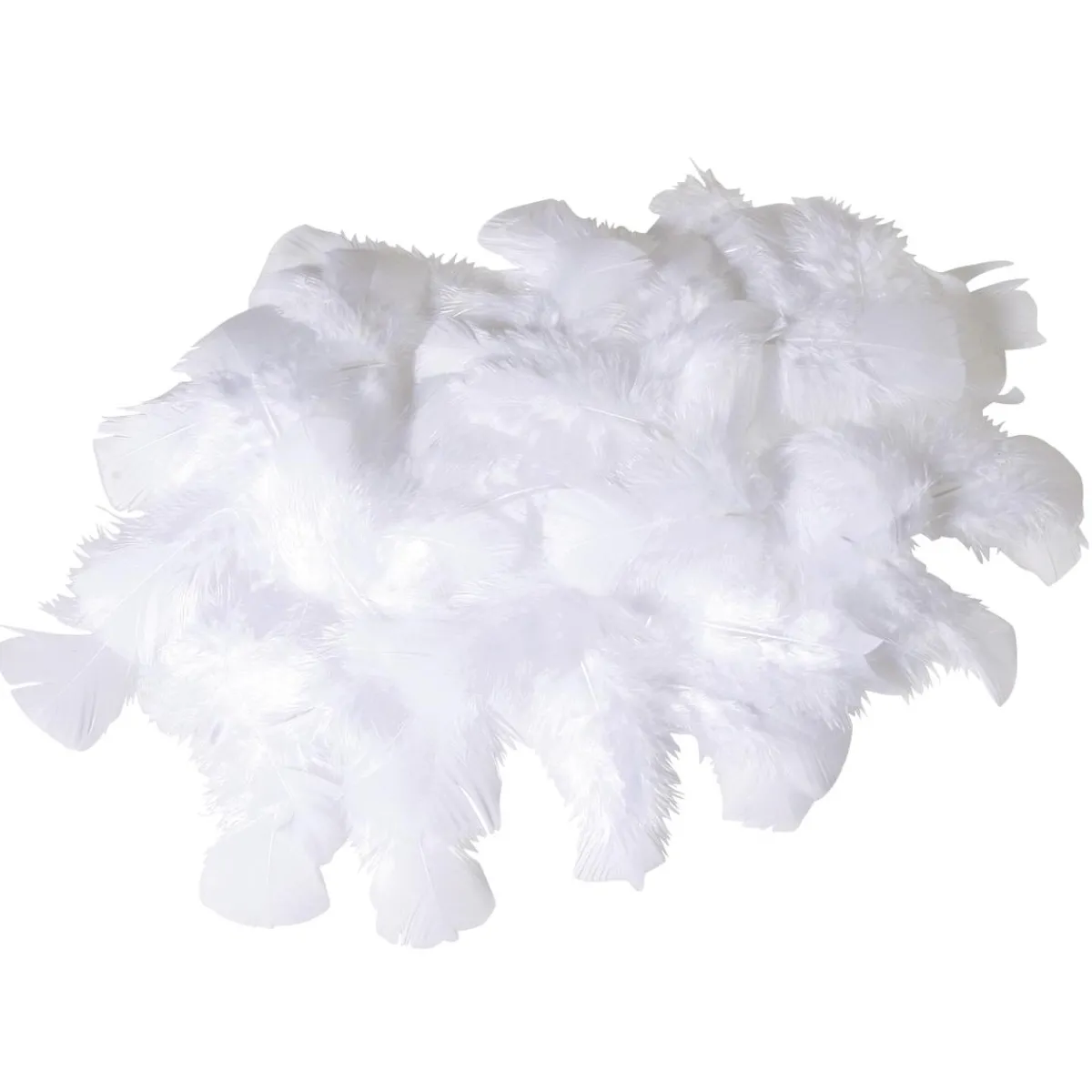 Decoración Dispersa|Decoración De Pascua>DecoWoerner Plumas Decorativas Blancas, 20 G blanco