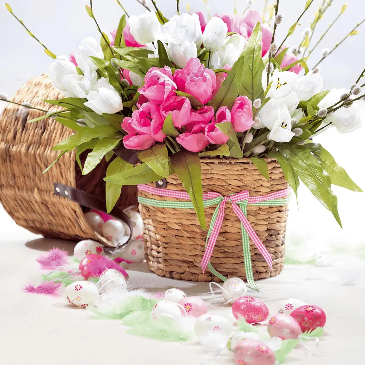 Decoración Dispersa|Decoración De Pascua>DecoWoerner Plumas Decorativas Blancas, 20 G blanco