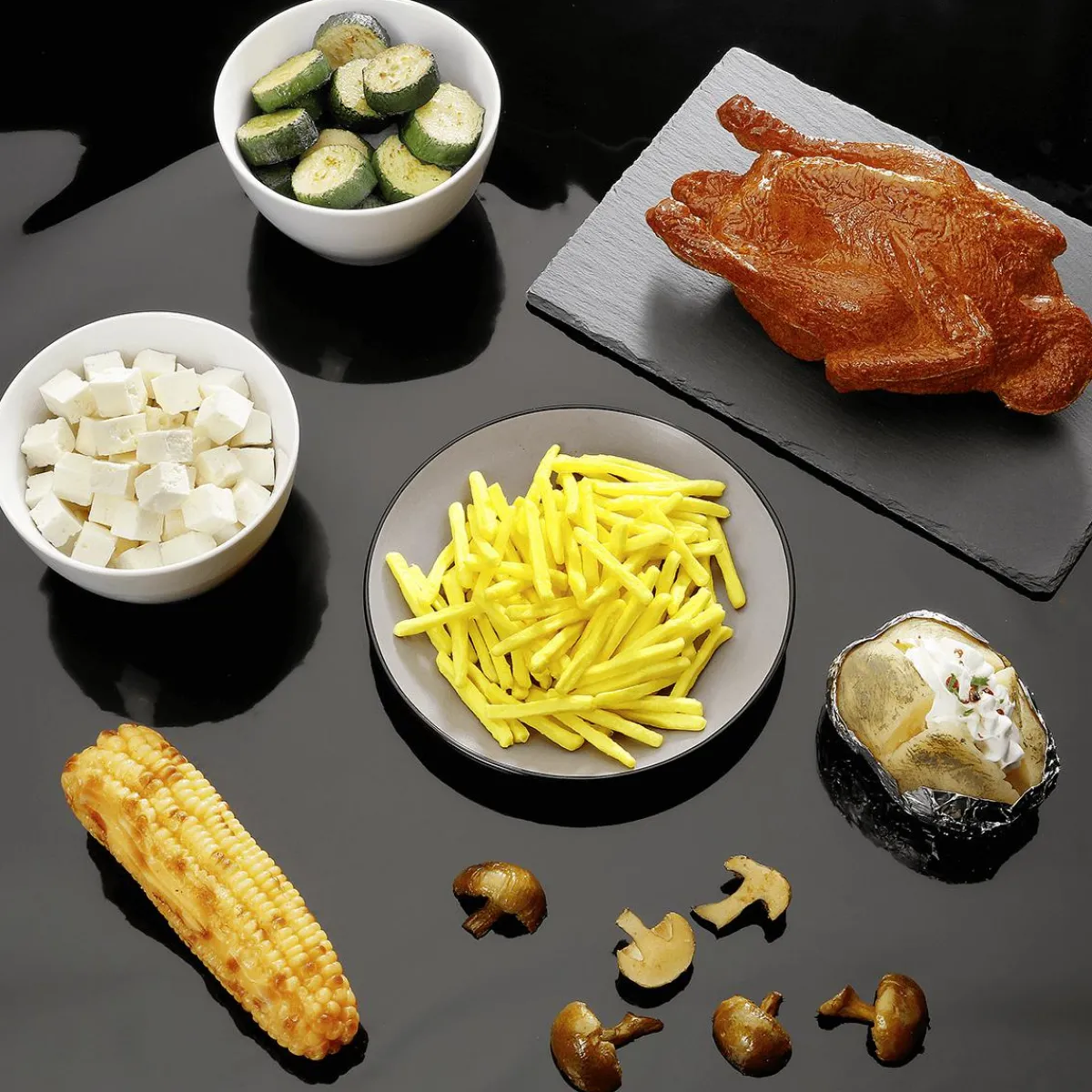 Decoración Temática|Platos Y Comida Rápida>DecoWoerner Pollo Asado Alimento De Imitación 23 Cm marrón