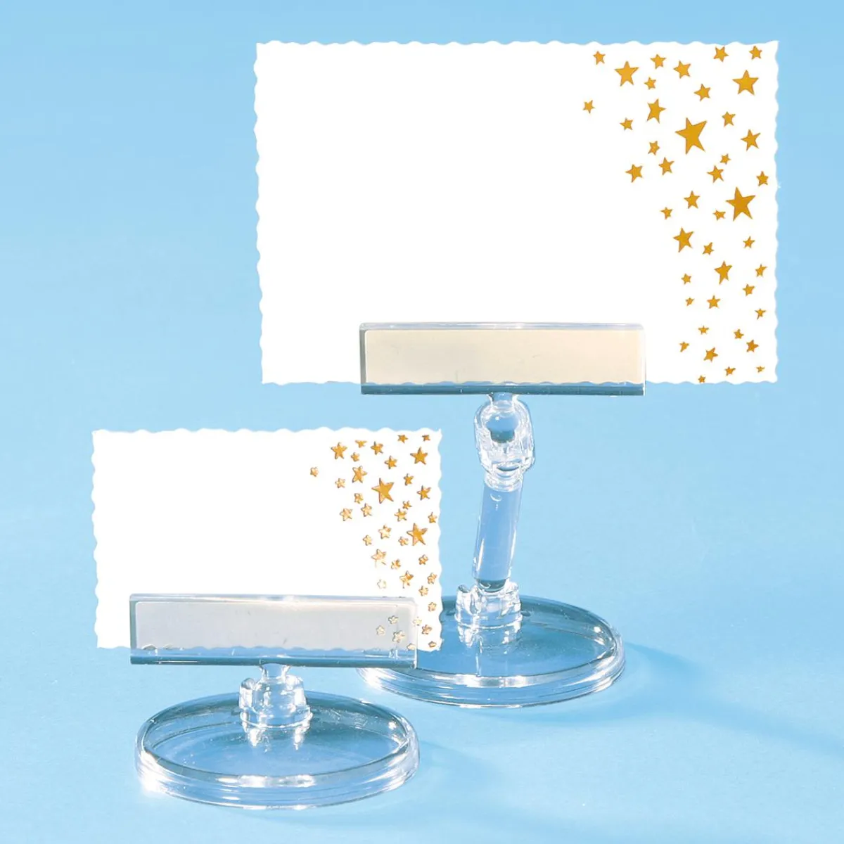 Etiquetaje>DecoWoerner Portaetiquetas De Precio Con Inserto, 10 Cm De Altura transparente