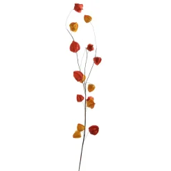 Decoración De Otoño|Ramas Y Ramitas>DecoWoerner Rama Artificial De Physalis, 80 Cm naranja