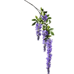 Decoración De Primavera|Ramas Y Ramitas>DecoWoerner Rama Artificial Wisteria Laburnum, 140 Cm, Violeta azul