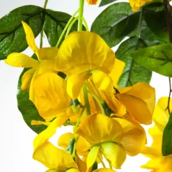 Ramas Y Ramitas|Decoración De Primavera>DecoWoerner Rama Artificial Wisteria Laburnum, 140 Cm, amarillo
