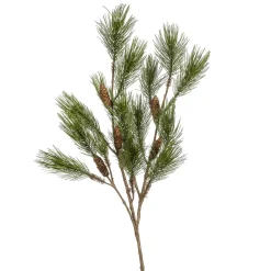Decoración De Invierno|Ramas Y Ramitas>DecoWoerner Rama De Abeto Artificial Con Piñas, 125 Cm verde