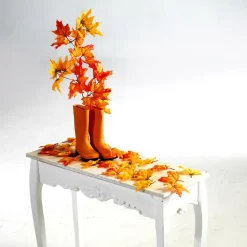 Decoración De Otoño|Ramas Y Ramitas>DecoWoerner Rama De Arce Artificial Ada, Longitud 80 Cm naranja