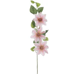 Ramas Y Ramitas>DecoWoerner Rama De Clemátide Artificial 15 X 7 X 80 Cm rosa