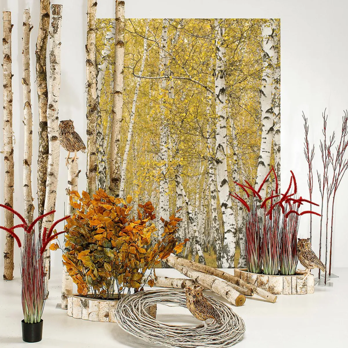 Ramas Y Ramitas>DecoWoerner Rama De Decoración Cornus 130 Cm rojo