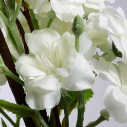 Decoración De Primavera|Ramas Y Ramitas>DecoWoerner Rama De Flores De Cerezo Artificial 65 Cm blanco