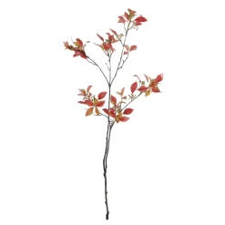 Decoración De Otoño|Ramas Y Ramitas>DecoWoerner Rama De Follaje Otoñal Con Bayas 114 Cm marrón