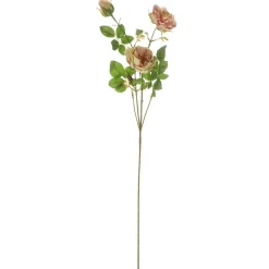 Decoración Temática|Flores Artificiales>DecoWoerner Rama De Inglesa Artificial, rosa