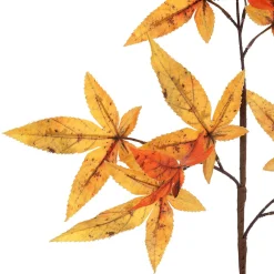 Decoración De Otoño|Ramas Y Ramitas>DecoWoerner Ramas Artificiales De Arce 2 Piezas 81 Cm amarillo