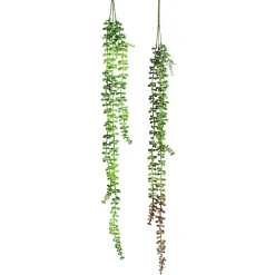 Plantas Verdes|Plantas Colgantes>DecoWoerner Ramas Artificiales Senecio Planta Guisante verde