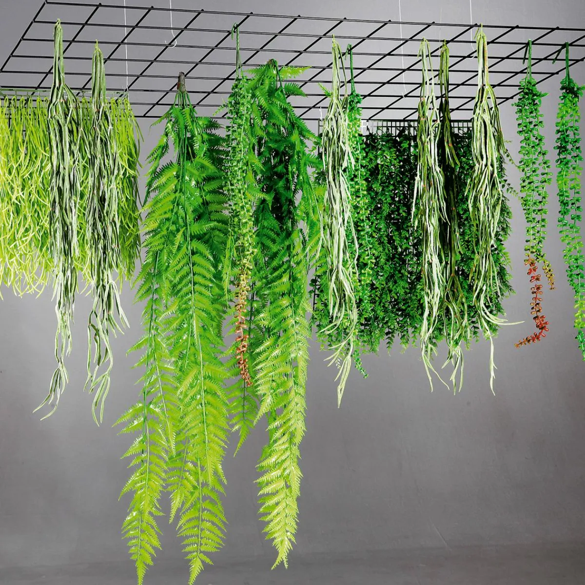 Plantas Verdes|Plantas Colgantes>DecoWoerner Ramas Artificiales Senecio Planta Guisante verde