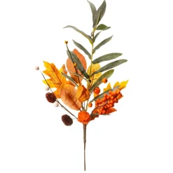 Ramas Y Ramitas|Decoración De Otoño>DecoWoerner Ramita Artificial De Physalis Otoñal 20 X 40 Cm /marrón naranja