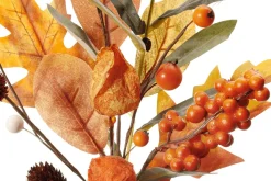 Ramas Y Ramitas|Decoración De Otoño>DecoWoerner Ramita Artificial De Physalis Otoñal 20 X 40 Cm /marrón naranja