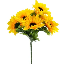 Decoración De Otoño|Ramos Y Coronas De Flores>DecoWoerner Ramo De Girasoles, Altura 45 Cm amarillo