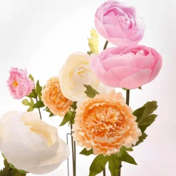 Decoración De Primavera|Flores Artificiales>DecoWoerner Ranúnculo Artificial , 105 Cm rosa