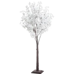 Decoración De Primavera|Árboles Artificiales>DecoWoerner Árbol Con Flores De Cerezo Artificial , 160 Cm blanco