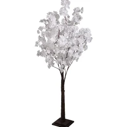 Decoración De Primavera|Árboles Artificiales>DecoWoerner Árbol Con Flores De Cerezo Artificial , 160 Cm blanco