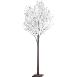 Decoración De Primavera|Árboles Artificiales>DecoWoerner Árbol Con Flores De Cerezo, 200 Cm blanco