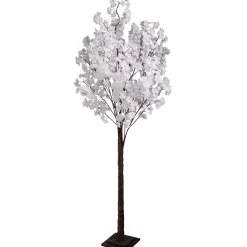 Decoración De Primavera|Árboles Artificiales>DecoWoerner Árbol Con Flores De Cerezo, 200 Cm blanco